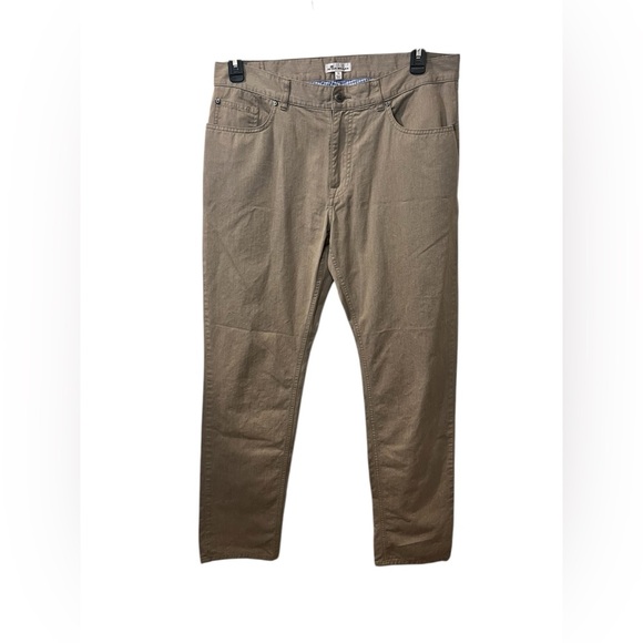 Peter Millar Other - Peter Millar Crown Sateen Five-Pocket Pants Beige Casual Khaki Men's 36